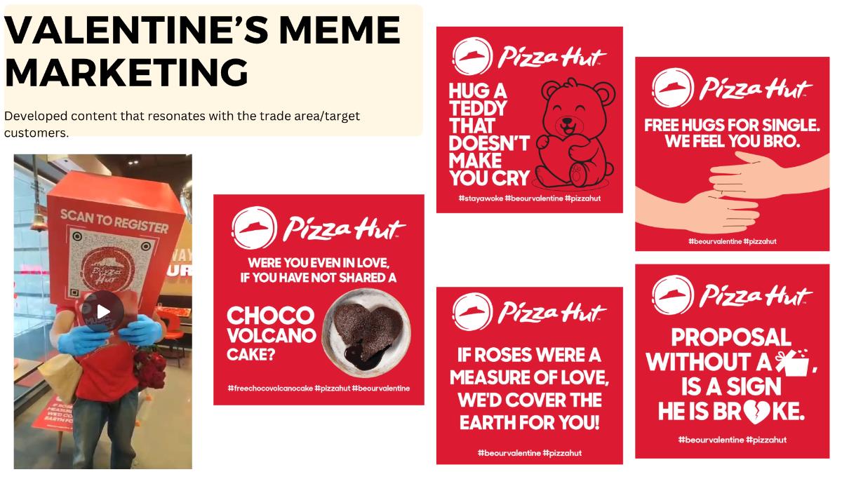 Valentine's meme campaign